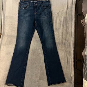 AE Next Level Low-Rise Kick Bootcut Jean - Size 10 X-long